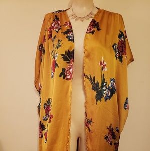 Orange Gold Time and True Kimono